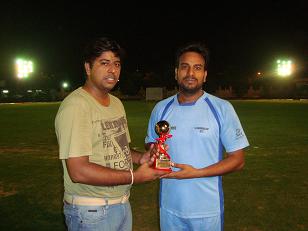 MOM-35 Sanjay of GP Cricket Club